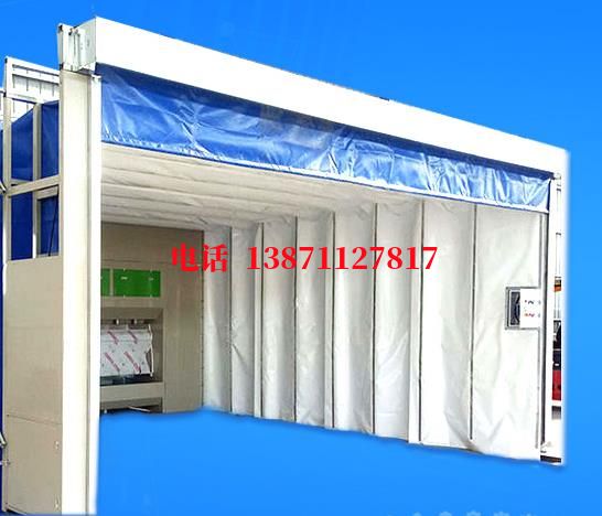 铝合金门固定电动移动伸缩房